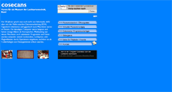 Desktop Screenshot of cosecans.ch